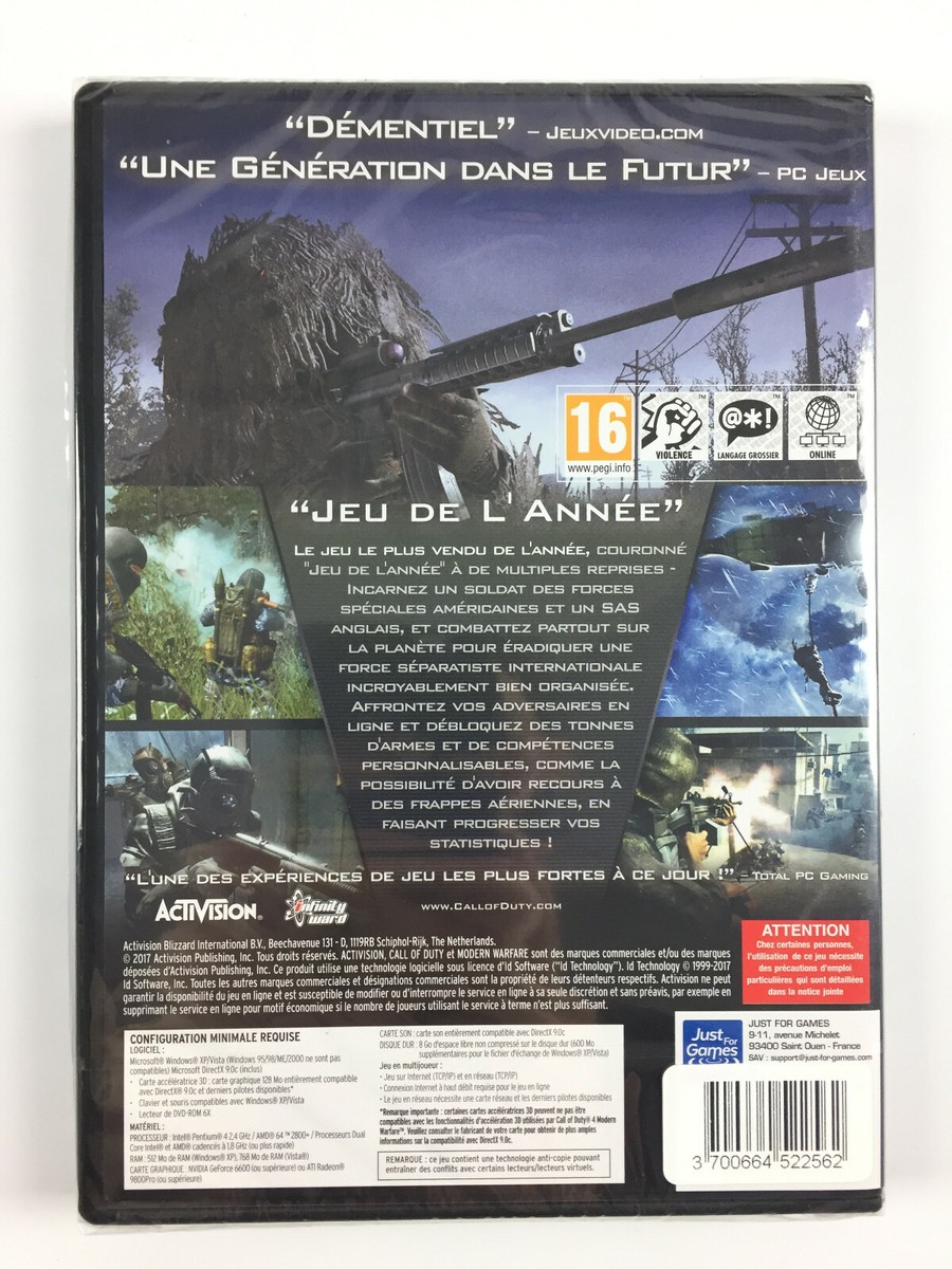 Call of Duty 4 : Modern Warfare - Jeux vidéo - Achat & prix