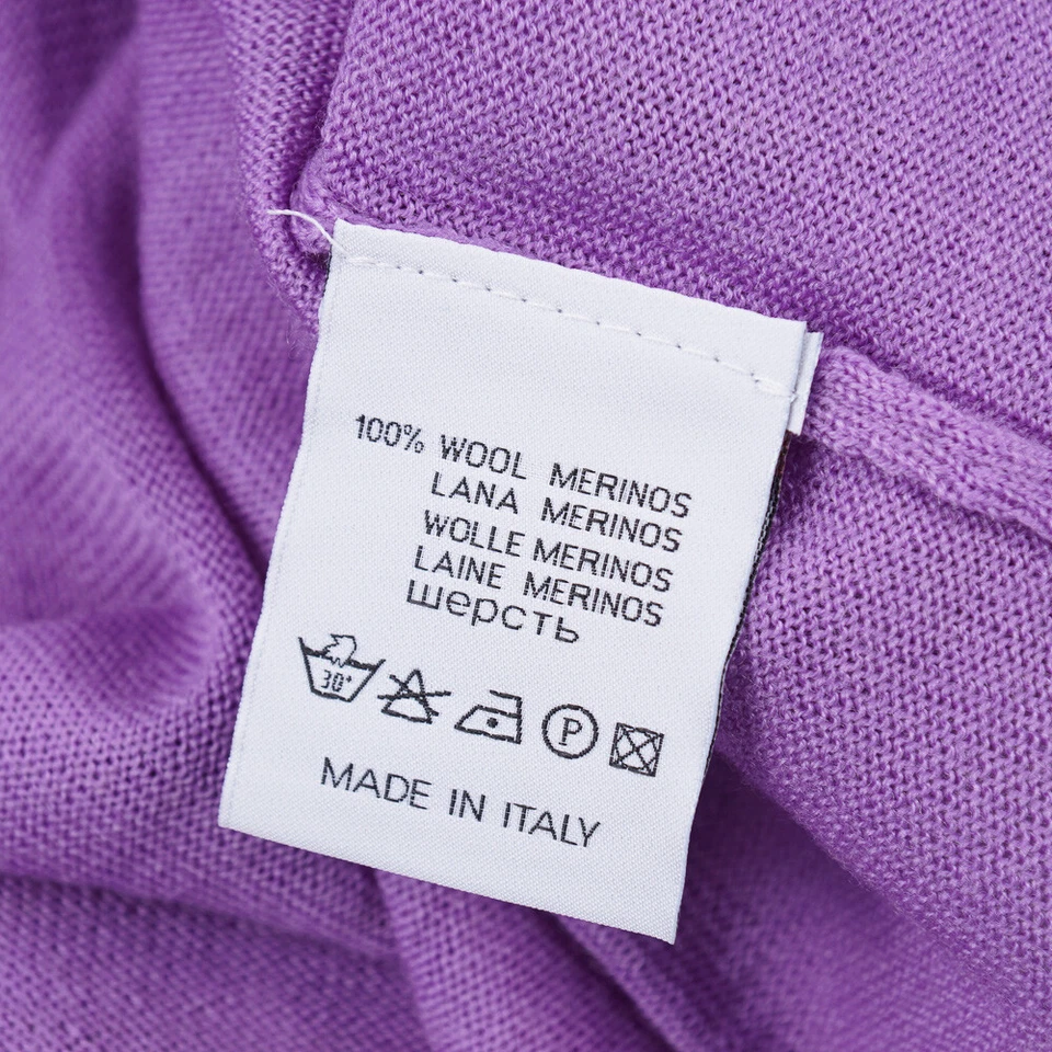 NWT $550 BALLANTYNE Lavender Superfine Merino Wool Sweater M (Eu 50) - Image 4 of 4