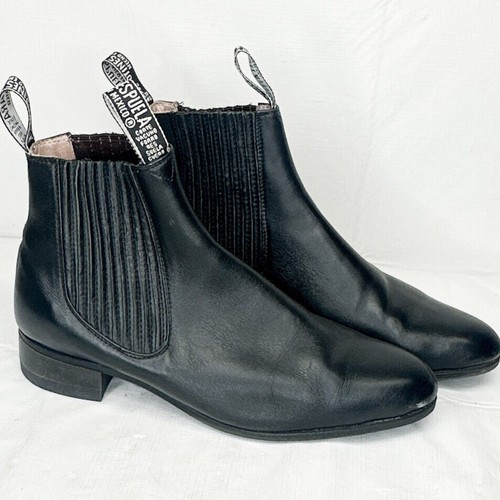 Bontines Lara Slip on Ankle Boots Mens Black Size 30 US 12 La Espuela Mexico - Picture 2 of 8