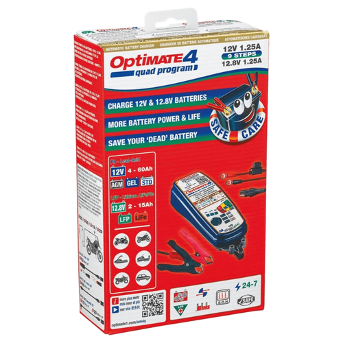 Battery charger Tecmate Optimate 4 dual quad program TM630 Canbus - Picture 3 of 3