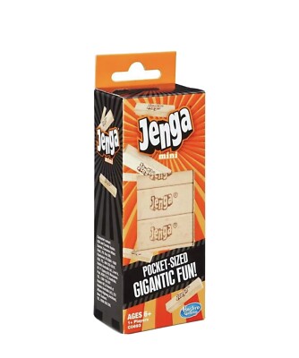 Hasbro Gaming Jenga Mini Game Pocket Sized Gigantic Fun New