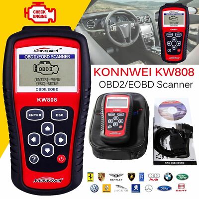Car OBD2 Scanner Fault Code Reader Tool Diagnostic Vehicle Check Engine
