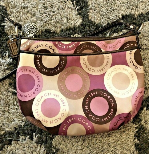 Coach C Logo Auténtico Bandolera Cartera Bolso de Mano Raro | eBay