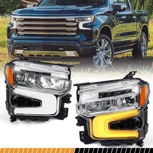 YOUNGERCAR Chrome Grille Overlay For 2019-2021 Chevy Silverado 1500 – ABS Front Grille Cover