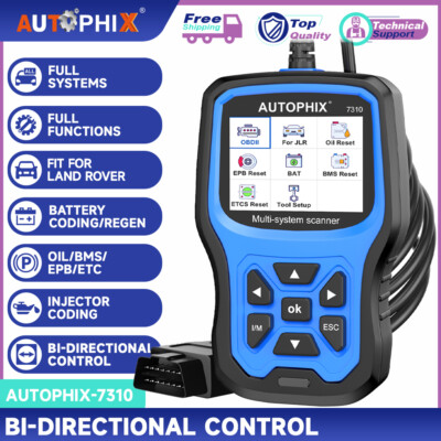 AUTOPHIX 7310 OBD2 Scanner Fit for Land Rover Full System ABS SRS DPF Oil Reset