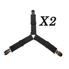 [HOOD's Flags] Set of 2 Heavy Duty Metal Triangle Elastic Fasteners