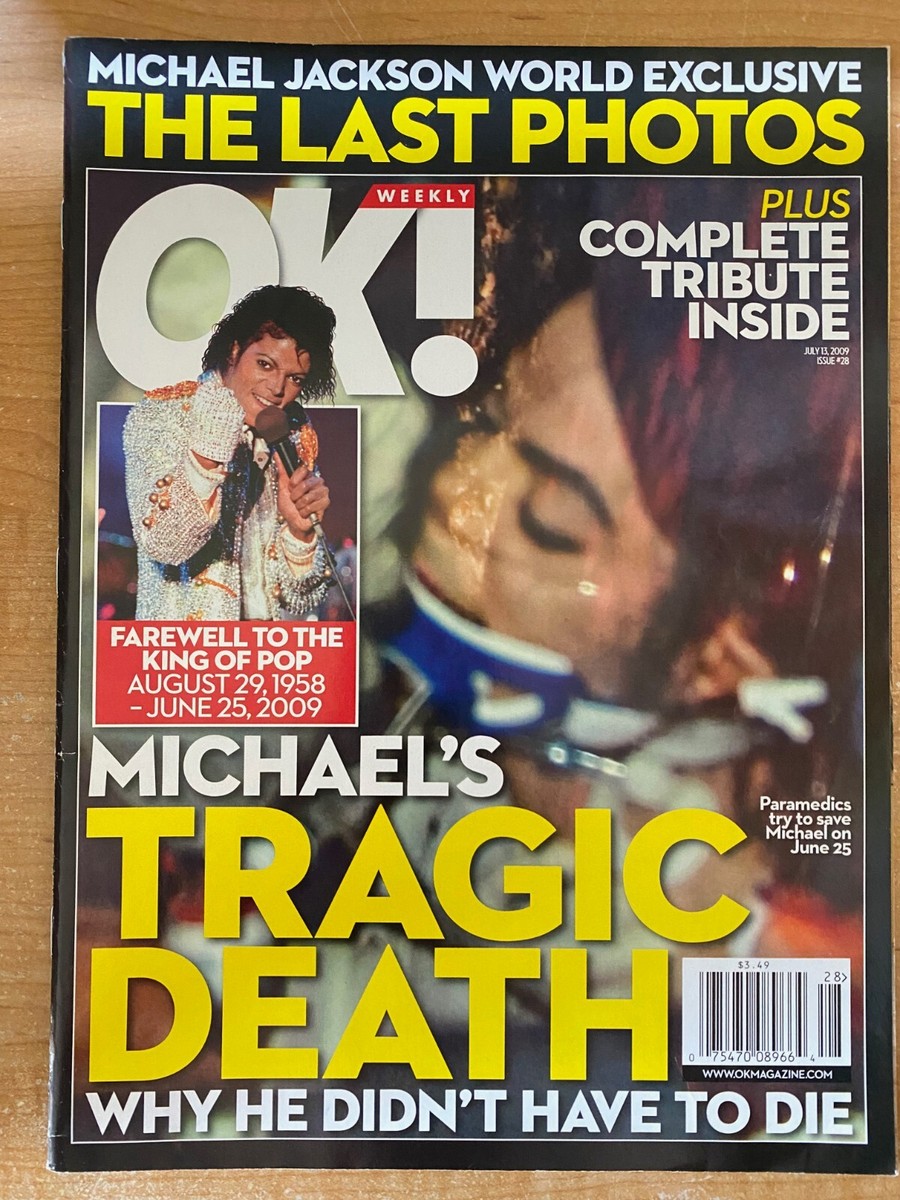 OK! Weekly Michael's Tragic Death, Michael Jackson, Farrah Fawcett