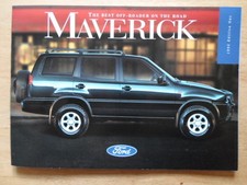 FORD MAVERICK orig 1995 UK Mkt Sales Brochure - Aspen GLX - Edition 1