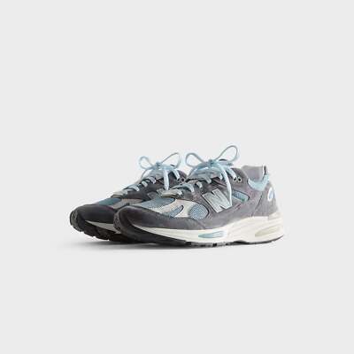 U991KH2 KITH New Balance 991V2 ''Asphalt Lead Oyster Mushroom (Men's)