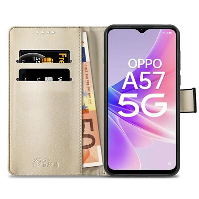 Cover Pelle Pu Magnetica Custodia Portafoglio Per OPPO A77 5G