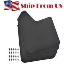 4Pc Universal Car Mud Flaps Splash Guards Mudguards Fit For Front & Rear Fender.