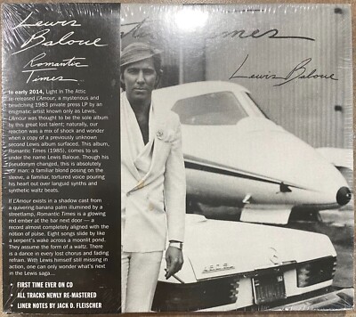 Lewis Baloue Romantic Times 2014 Sealed CD Light In The Attic Brand New