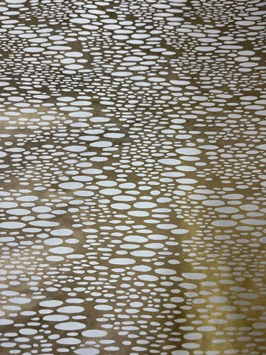 Papel de envoltura vintage dorado op art mediados de siglo moderno mod años 50 años 60 - Imagen 4 de 7