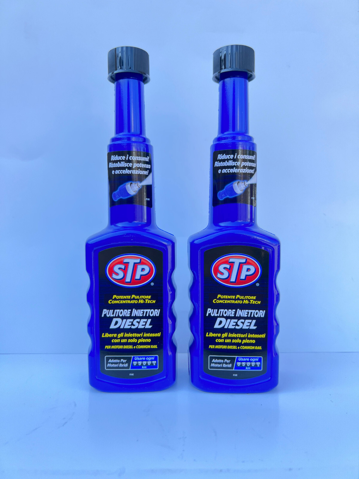KIT 2 PZ STP 120321 PULITORE INIETTORI DIESEL COMMON RAIL RIDUCE I CONSUMI 200ml