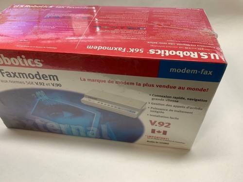 NEW U.S. ROBOTICS 305686D 56K ECTERNAL FAXMODEM V.92 V.90 CANADIAN VERSION - Picture 3 of 4