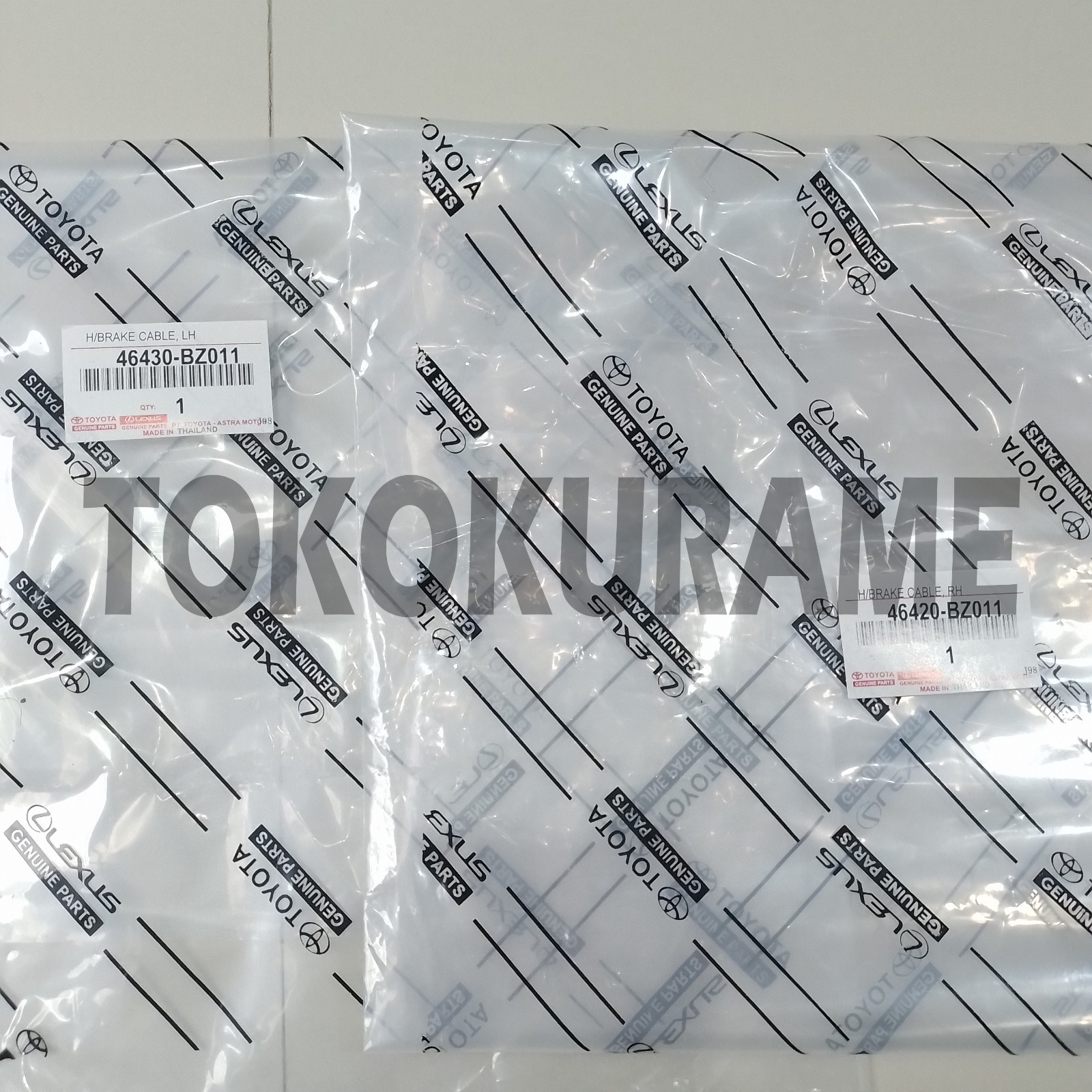 NEW TOYOTA RUSH / DAIHATSU TERIOS 2006+ HANDBRAKE PARKING CABLE RIGHT RH LH