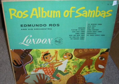 EDMUNDO ROS ros album of sambas ( world music )