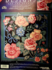 NWT GARDEN ROSES NEEDLEPOINT CANVAS 12" X 12" DESIGN AREA 14 CT