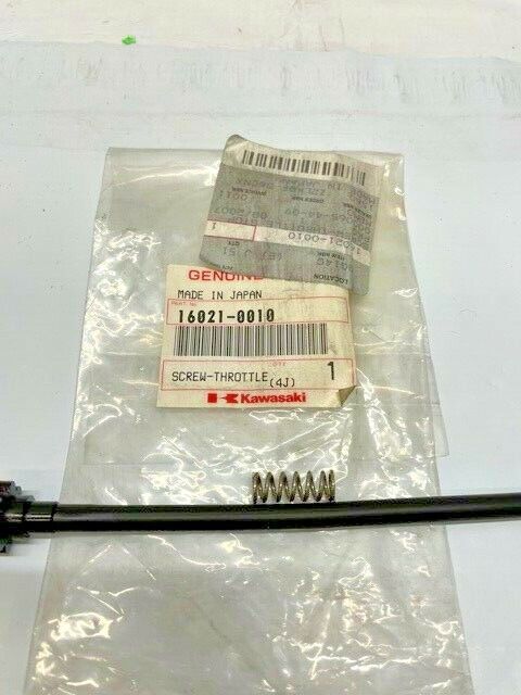 Kawasaki 16021-0010 SCREW-THROTTLE STOP Ninja ZX-6R 2005 Kawasaki 16021-0010 SCREW-THROTTLE STOP Ninja ZX-6R 2005
