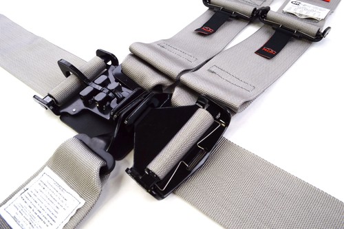 5 POINT GRAY SAFETY RACING HARNESS LATCH & LINK V MOUNT BELT SIGNATURE SERIES. - 第 5/9 張圖片