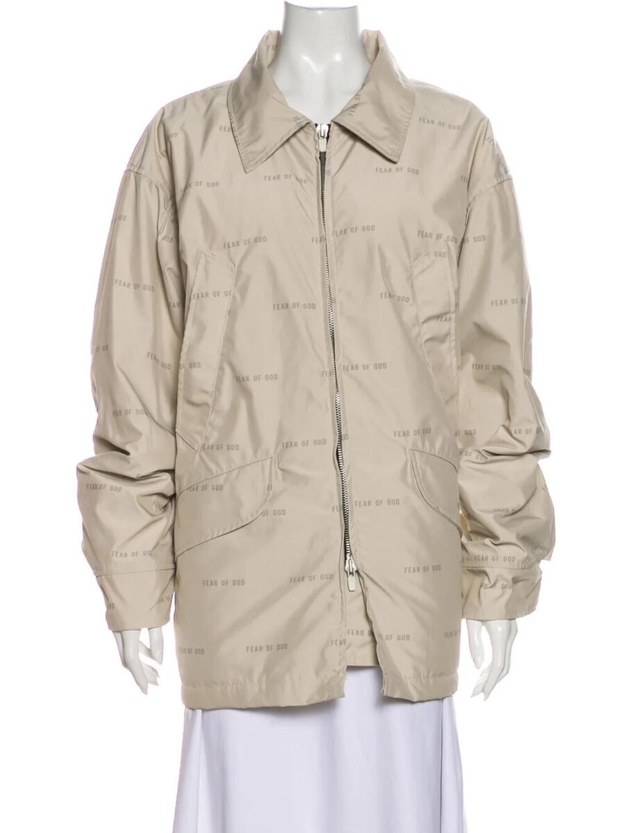 NWT FEAR OF GOD Sixth Collection Beige Nylon All Over Print NWT FEAR OF GOD Sixth Collection Beige Nylon All Over Print