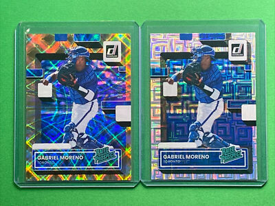 2022 Panini Donruss Gabriel Moreno Rated Prospect /999 #RP-4 & Vector Parallel