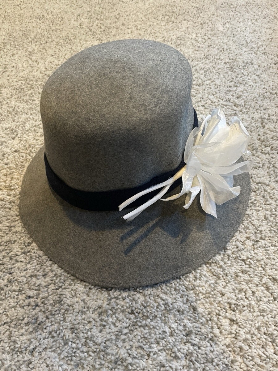 Vintage Henry Pollak 100% Wool Felt Hat Supra Felt Gray | eBay display picture 2