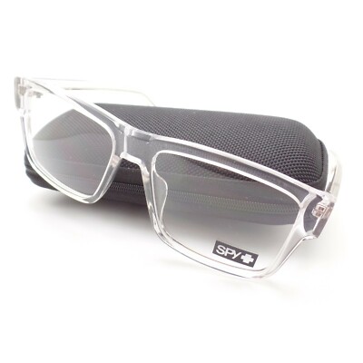 Spy Optics Cyrus Optical Transparent Crystal  Eyeglass Frame New AUTHENTIC