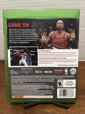NBA Live 15 for Microsoft Xbox One Video Game Basketball EA Sports