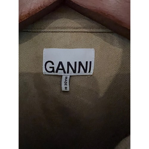 GANNI Overdyed Cutline Denim Western Dress size 34/ XS - Picture 5 of 13