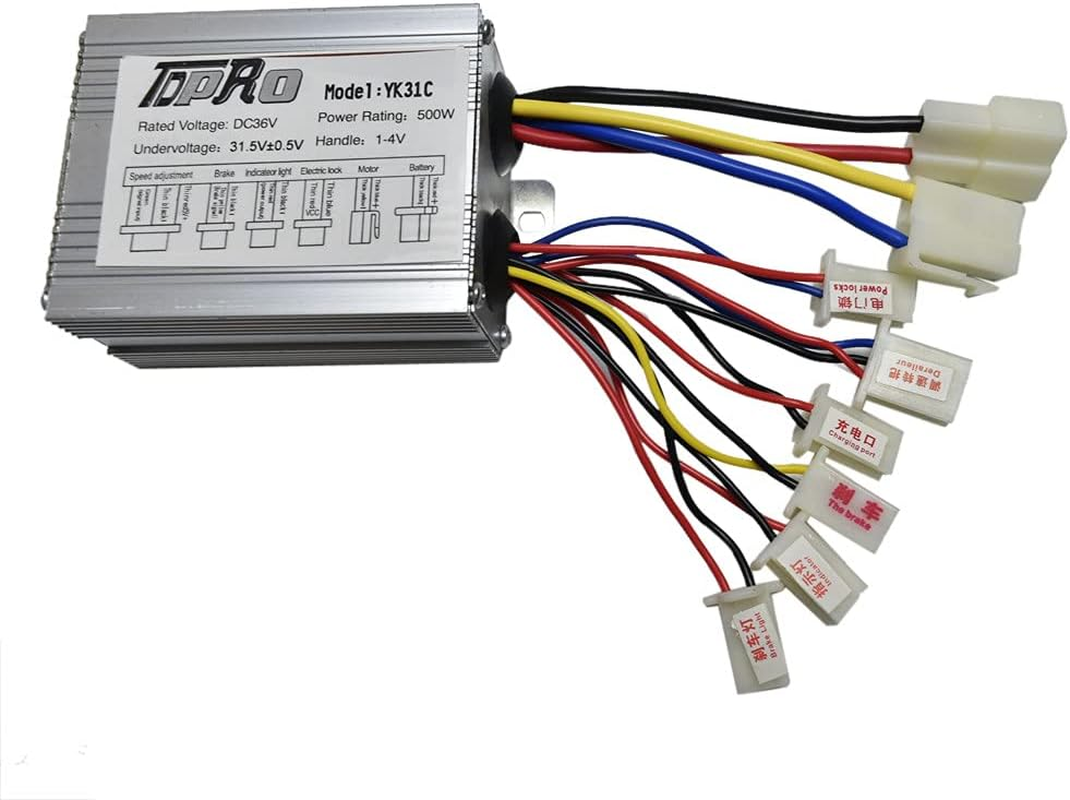Motor Speed Controller Brushed 36V 500W Electric Scooter Mini E-Bike Go-Kart Qua