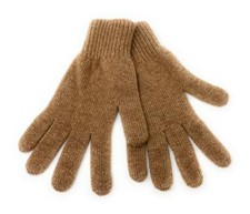 Pure Cashmere Gloves - Womens Short Cuff - Fulvo - Made IN Scotland UK