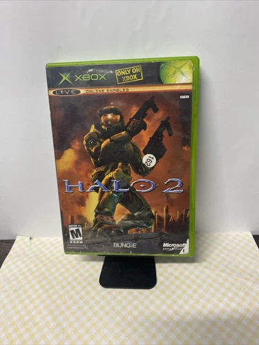 Halo 2 (Xbox, 2004) Complete In Box, booklet Online Enabled rated M