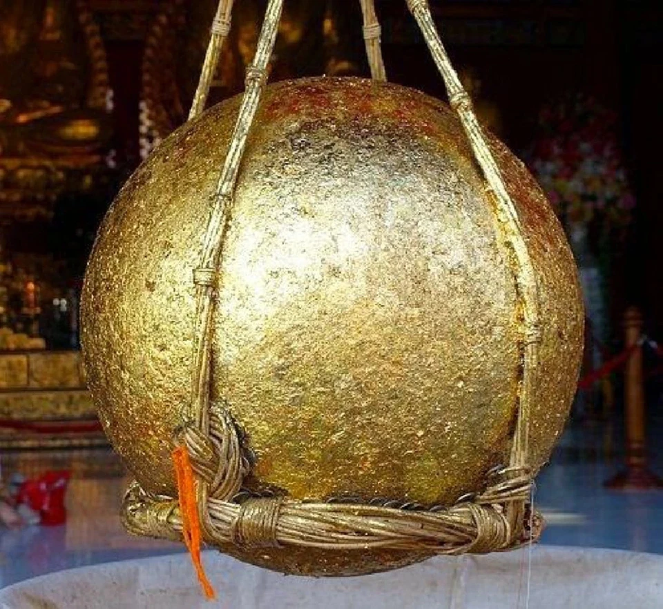 Talismán tailandés auspicioso Nimit bola ratán suerte proteger contra la magia negra Foto 4 de 4