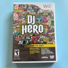 DJ Hero (Nintendo Wii, 2009) Used Complete