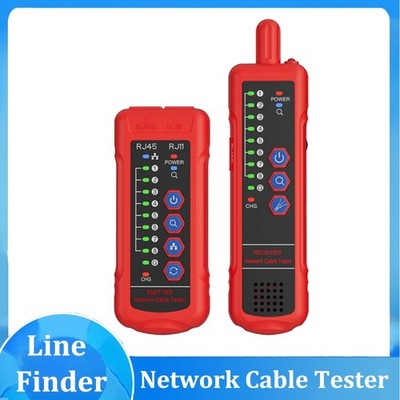 Digital Network Cable Tester RJ11 RJ45 Cat5 Cat6 Telephone Wire Tracker LAN