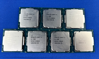 LOT 7 Intel Core i5-7500 SR335 3.40GHz LGA1151 CPU Processor Tested Kaby Lake