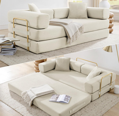Sofá Cama Convertible Convertible Sleeper Sofa Bed Folding Futon Pull Out