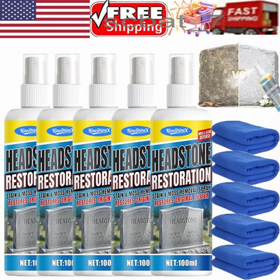 #ad #ad Headstone Restoration amp; Cleaning Spray Stone Cleaner Gravestone Cleaning Kit $49.99