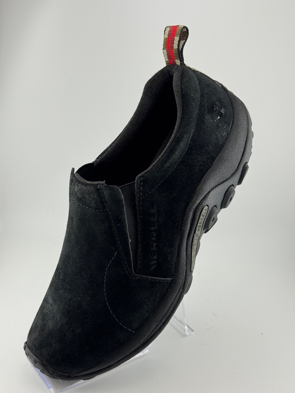 Merrell Jungle Moc Scarpe da Escursionismo Slip On in Pelle Nero Uomo 7 5 M