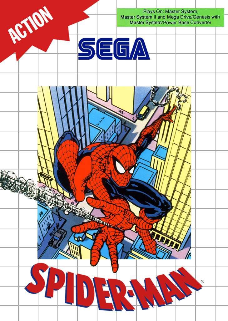Spider Man Vs. The Kingpin Sega Master System Box Art 120 Piece Jigsaw Puzzle