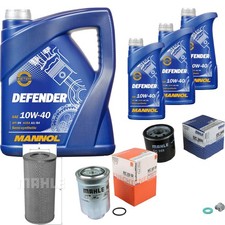 Inspektionspaket 8L MANNOL Defender 10W-40 für Toyota Hiace IV Kasten 2.5 D-4D