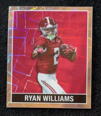 2025 Leaf Ryan Williams NSCC National 15th 8/8 Silver Laser Velocity Alabama