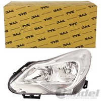 TYC Hauptscheinwerfer H7/H1 Links Passend FüR Opel Corsa D Kasten 1.0 - 1.6 Cdti
