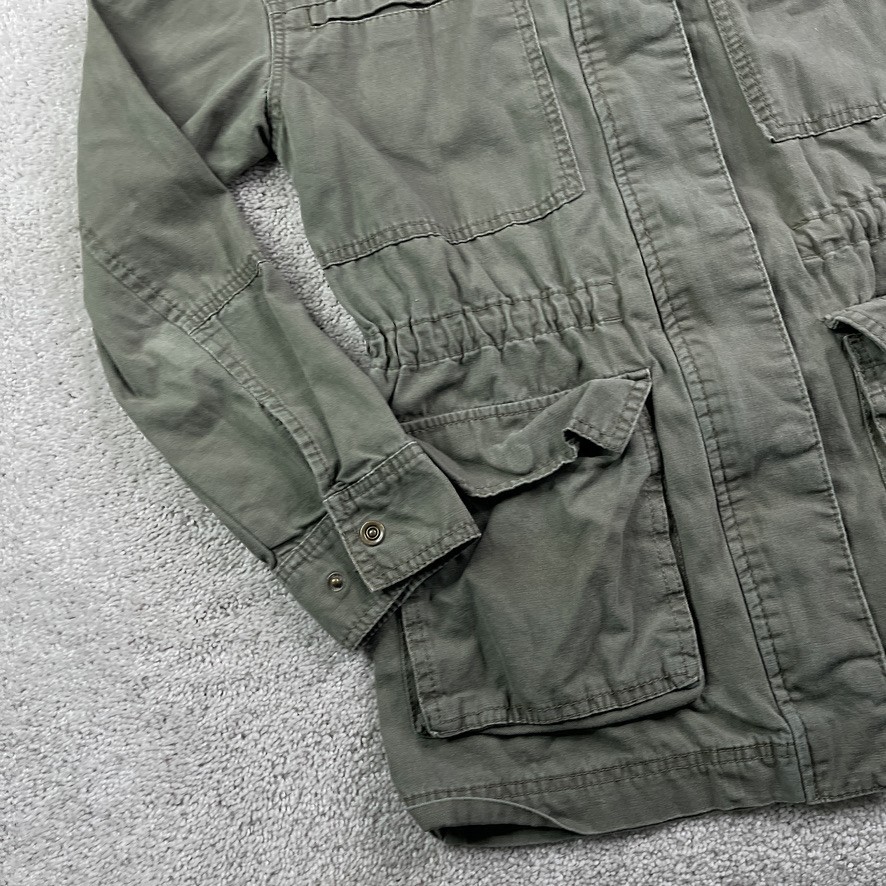 Universal Thread Jacket Womens Small Green Canvas… - image 4