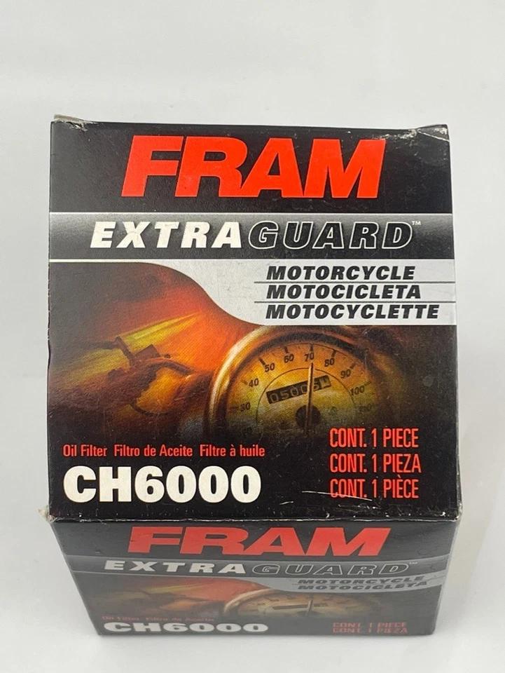 Filtro de aceite Fram CH6000 EXTRA GUARD para moto, moto de nieve, ATV - LOTE DE 2 Foto 3 de 4