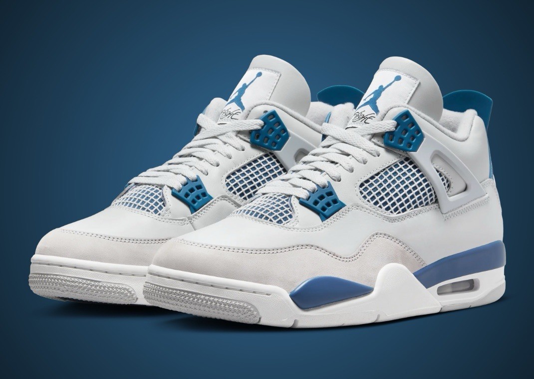 Air Jordan 4 Retro 2024 Military Blue Size 5Y GS | eBay