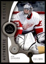 2005-06 SP Game Used #150 Jimmy Howard Authentic Rookie /999 Rookie