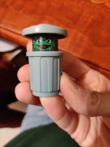 Fisher Price Little People Sesame Street Oscar the Grouch Muppets - Vintage 1977