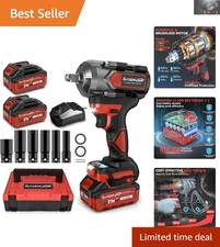 Cordless Impact Wrench 750Ft-lbs Torque & 21V Brushless Motor - DIY Essential